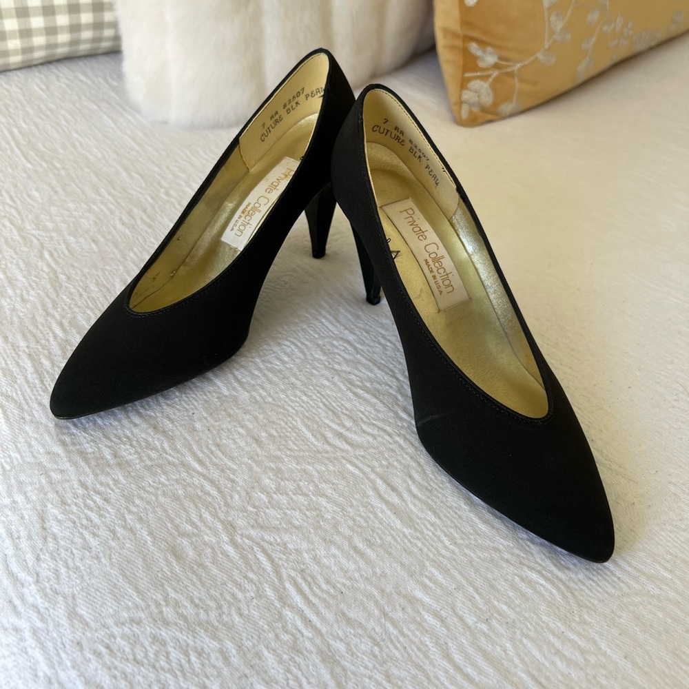 Private Collection Black Heels